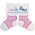 KIKKO Sock Ons Držák ponožek Classic - Růžová (6-12m)