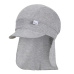 Little Angel-Kšiltovka tenká pirát pruh Outlast® - šedý melír Velikost čepic: 3 | 42-44 cm