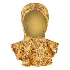 Little Angel-Kukla smyk TISK Outlast® - oliva pivoňky Velikost čepic: 4 | 45-48 cm