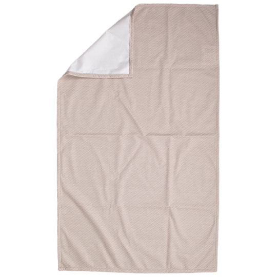 KAARSGAREN-Přebalovací podložka Tencel béžová mřížka 48 x 80 cm