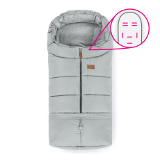 PETITE&MARS Fusak nastavitelný 3v1 Jibot Horizontal Quiet Grey PETITE&MARS Fusak nastavitelný 3v1 Jibot Horizontal Quiet Grey