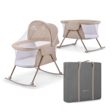 KINDERKRAFT Postýlka dětská 3v1 Lovi Beige