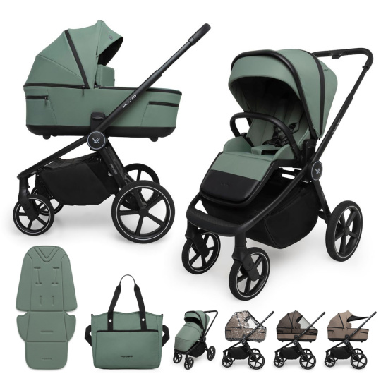 MUUVO Kočárek kombinovaný Five 2v1 Pine Green