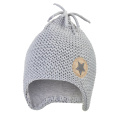 Little Angel-Čepice pletená na uši LA Outlast ® - sv.šedá LA Velikost čepic: 1 | 36-38 cm