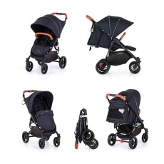 VALCO BABY Kočárek sportovní Snap 4 Flat Matte LTD Edition Deep Blue, ekokůže VALCO BABY Kočárek sportovní Snap 4 Flat Matte LTD Edition Deep Blue, ekokůže