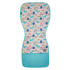 Little Angel-Podložka do kočárku VISCO pěna Outlast® - mint liška Little Angel-Podložka do kočárku VISCO pěna Outlast® - mint liška