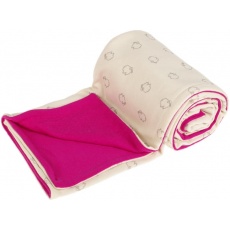 KAARSGAREN-Dětská deka bio beránci fuchsiové merino KAARSGAREN-Dětská deka bio beránci fuchsiové merino