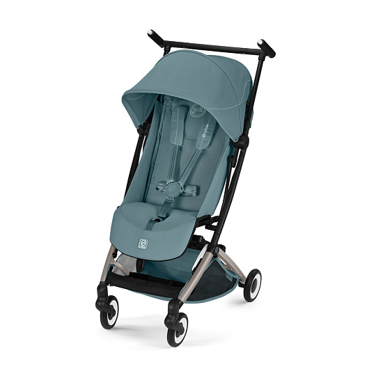 CYBEX Golfový kočárek Libelle Stormy Blue Gold (Taupe Frame) Gold