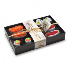 DOOKY Gift SUSHI ponožky 4 páry DOOKY Gift SUSHI ponožky 4 páry
