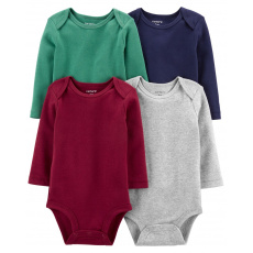 CARTER'S Body dl. rukáv Multicolour chlapec 4ks 3m CARTER'S Body dl. rukáv Multicolour chlapec 4ks 3m