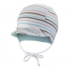 Little Angel-Kšiltovka tenká zavazovací Outlast® - pruh mentolovohnědý Velikost: 1 | 36-38 cm Little Angel-Kšiltovka tenká zavazovací Outlast® - pruh mentolovohnědý Velikost: 1 | 36-38 cm