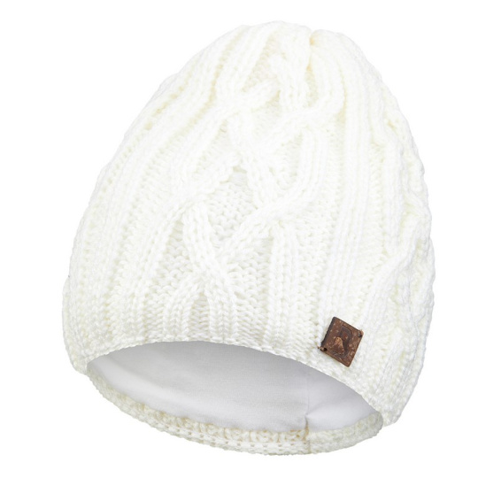 Little Angel-Čepice pletená copánek Outlast ® - natur Velikost čepic: 4 | 45-48 cm