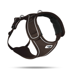CURLI Postroj pro psy Belka Brown S, 15-25 kg CURLI Postroj pro psy Belka Brown S, 15-25 kg