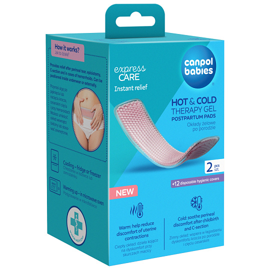CANPOL BABIES Vložky poporodní gelové Hot&Cold 2ks