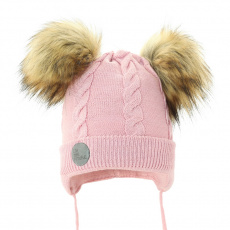 PUPILL Čepice zimní Wenus pink vel. 38-40 PUPILL Čepice zimní Wenus pink vel. 38-40