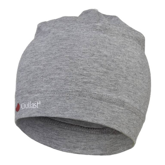 Little Angel-Čepice tenká Outlast® - šedý melír Velikost čepic: 3 | 42-44 cm