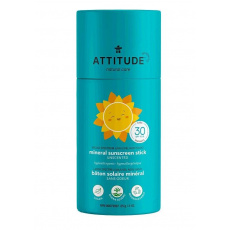 ATTITUDE Dětská 100 % minerální ochranná tyčinka na celé tělo (SPF 30) bez vůně 85 g ATTITUDE Dětská 100 % minerální ochranná tyčinka na celé tělo (SPF 30) bez vůně 85 g