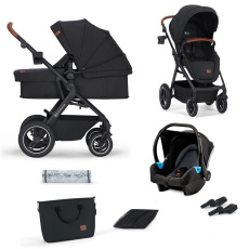 KINDERKRAFT Kočárek kombinovaný B-tour Lite 3v1 Black KINDERKRAFT Kočárek kombinovaný B-tour Lite 3v1 Black