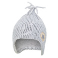 Little Angel-Čepice pletená na uši Outlast ® - sv.šedá Velikost čepic: 1 | 36-38 cm