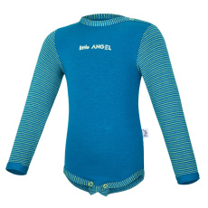 Little Angel-Body smyk DR pruh Outlast® - tm.tyrkys/pruh tyrkyscitron Velikost oblečení: 62 Little Angel-Body smyk DR pruh Outlast® - tm.tyrkys/pruh tyrkyscitron Velikost oblečení: 62