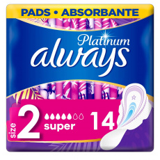 ALWAYS Platinum Ultra Super Plus Vložky hygienické 14 ks