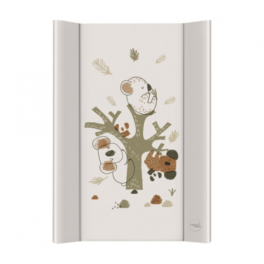 CEBA BABY Podložka přebalovací 2-hranná s pevnou deskou (50x70) Basic Koala