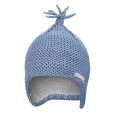 Little Angel-Čepice pletená na uši Outlast ® - ocelová Velikost čepic: 1 | 36-38 cm