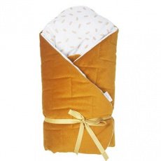 KLUPS Zavinovačka Velvet honey yellow 75x75 cm KLUPS Zavinovačka Velvet honey yellow 75x75 cm