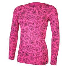 Little Angel-Tričko dámské smyk DR TISK Outlast® - růžová pivoňky Velikost: XL Little Angel-Tričko dámské smyk DR TISK Outlast® - růžová pivoňky Velikost: XL