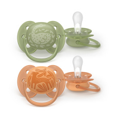 Philips AVENT Šidítko Ultrasoft Premium neutral 18+m obrázek, 2 ks Philips AVENT Šidítko Ultrasoft Premium neutral 18+m obrázek, 2 ks
