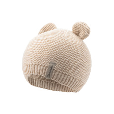 STERNTALER Čepice pletená GOTS bavlněná s oušky béžová uni vel. 45 cm - 6-9 m STERNTALER Čepice pletená GOTS bavlněná s oušky béžová uni vel. 45 cm - 6-9 m