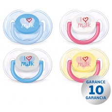 PHILIPS AVENT Šidítko TEXT 0-6 m., 2 ks PHILIPS AVENT Šidítko TEXT 0-6 m., 2 ks