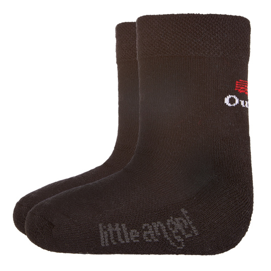 Little Angel-Ponožky froté Outlast® - černá Velikost: 25-29 | 17-19 cm