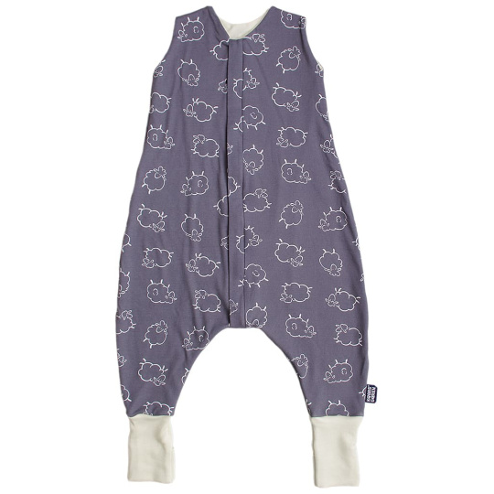 KAARSGAREN-Merino spací pytel 80 cm s nožičkami – šedé ovečky KAARSGAREN-Merino spací pytel 80 cm s nožičkami – šedé ovečky