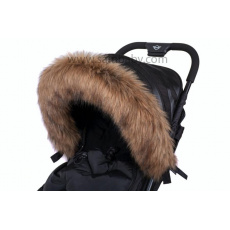Cottonmoose-KOŽEŠINOVÝ LEM NA STŘÍŠKU FOXY NATURAL Cottonmoose-KOŽEŠINOVÝ LEM NA STŘÍŠKU FOXY NATURAL