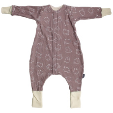 KAARSGAREN-Merino spací pytel s nohavicemi a odepínacími rukávy – hnědé ovečky 70 cm KAARSGAREN-Merino spací pytel s nohavicemi a odepínacími rukávy – hnědé ovečky 70 cm