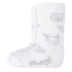 Little Angel-Ponožky dětské obrázek Outlast® - bílá Velikost ponožek: 25-29 | 17-19 cm Little Angel-Ponožky dětské obrázek Outlast® - bílá Velikost ponožek: 25-29 | 17-19 cm