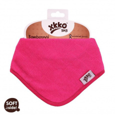KIKKO Slintáček/šátek bambusový Colours, magenta 1 ks KIKKO Slintáček/šátek bambusový Colours, magenta 1 ks