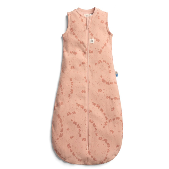 ERGOPOUCH Vak na spaní organická bavlna Jersey Elephant Parade 3-12 m, 6-10 kg, 0,2 tog