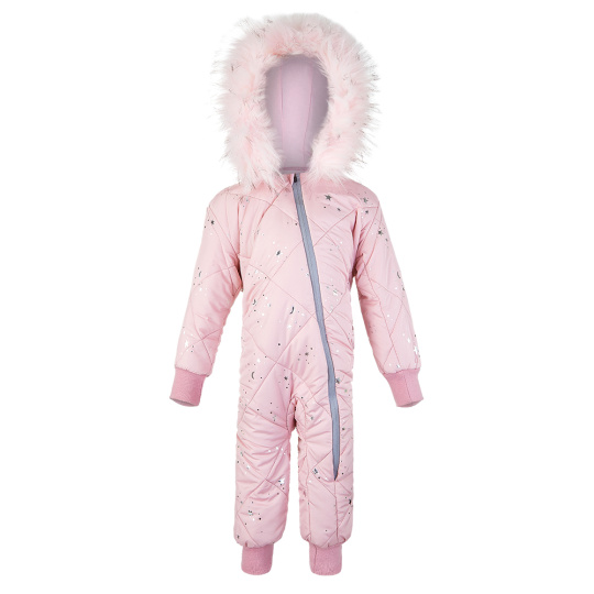 Little Angel-Overal šusťák prošev lem Outlast® - růžová/růžová baby Velikost: 98