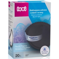 LOVI Vložky do podprsenky Discreet Elegance 20 ks, černé LOVI Vložky do podprsenky Discreet Elegance 20 ks, černé