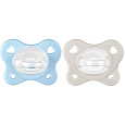CHICCO Dudlíky PhysioForma® Dual Soft modré 2-6m, 2 ks