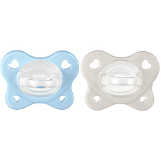 CHICCO Dudlíky PhysioForma® Dual Soft modré 2-6m, 2 ks