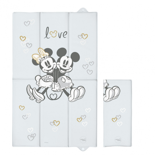 CEBA Podložka přebalovací cestovní (50x80) Disney Minnie & Mickey Grey