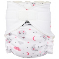 Anavy-rostoucí (4-15 kg) Kalhotková plena na suchý zip Spící měsíček Anavy-rostoucí (4-15 kg) Kalhotková plena na suchý zip Spící měsíček