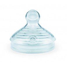 NUK Nature Sense savička, silikon, M - 6 otvory (6-18m), velikost 2 (2 ks) NUK Nature Sense savička, silikon, M - 6 otvory (6-18m), velikost 2 (2 ks)