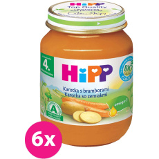 6x HiPP BIO karotka s brambory 125 g