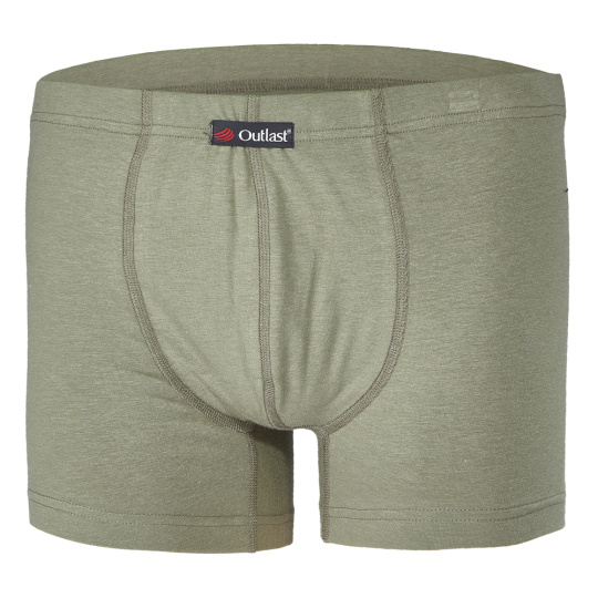 Little Angel-Boxerky pánské tenké plochý šev Outlast® - khaki Velikost: XL