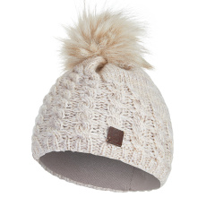 Little Angel-Čepice pletená copánky s chlupatou bambulí Outlast ® - béžová Velikost čepic: 5 | 49-53 cm Little Angel-Čepice pletená copánky s chlupatou bambulí Outlast ® - béžová Velikost čepic: 5 | 49-53 cm