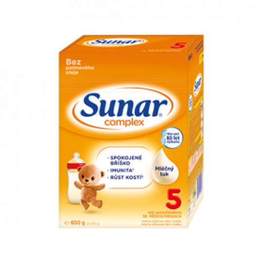 SUNAR Complex 5 Mléko kojenecké 600 g